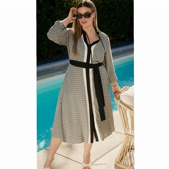 LAURA MIDI NEW PLUS DRESS US14 - Picture 2 of 6